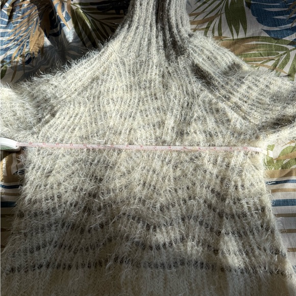 ❄️Keep Cozy!❄️ New Anthropologie Boho Wool Alpaca Eyelash Cozy Sweater Dress - Picture 11 of 13